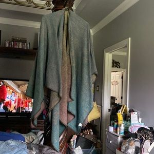 Gently worn shawl wrap